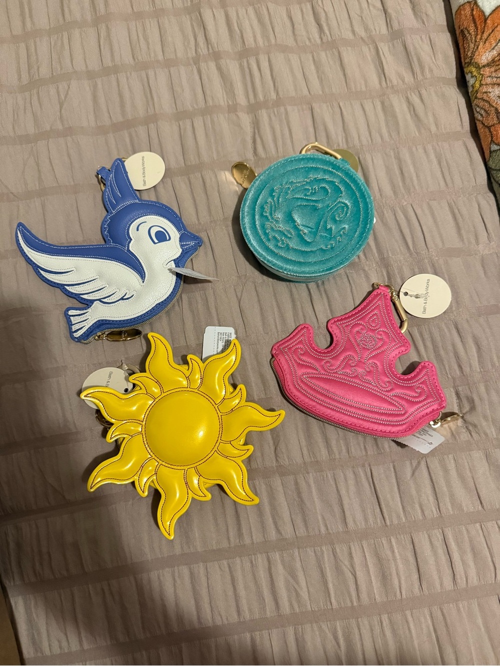 Bath and body works princess bundle of coin purses